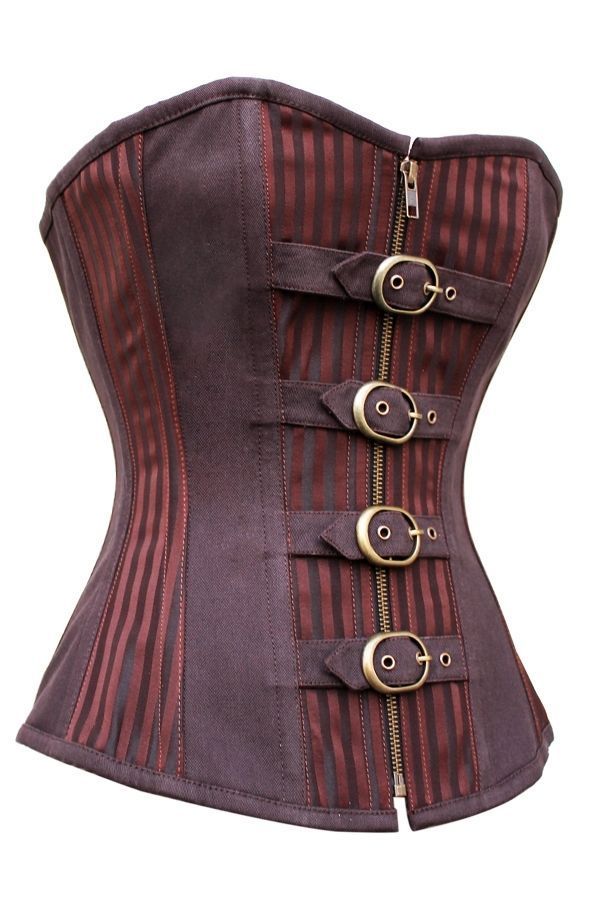 corset steampunk hebillas