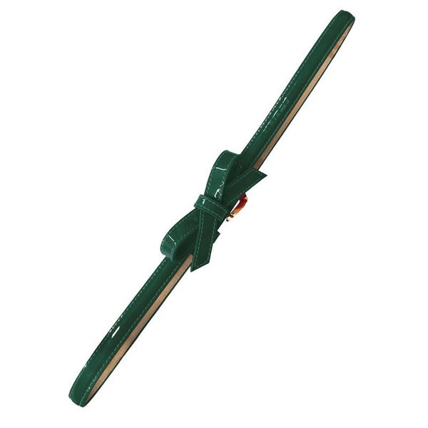 Cinturón pin up verde lazo