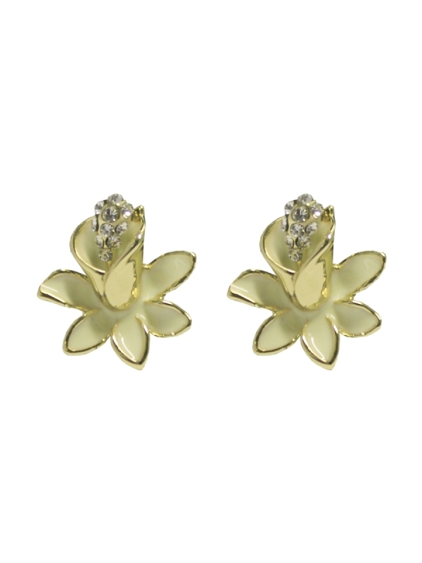 Lily Enamel Studs Collectif