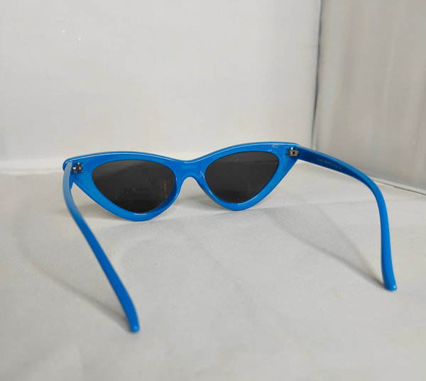Gafas de sol ojo de gato azul eléctrico