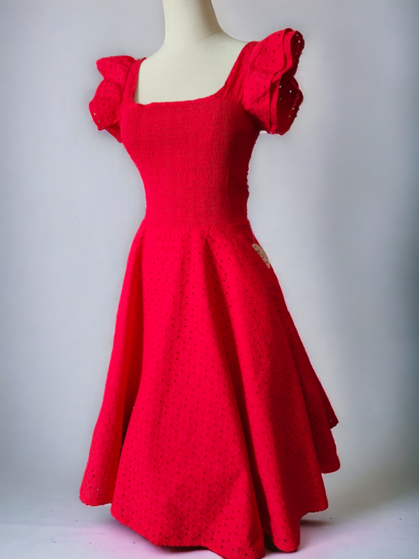Vestido retro rojo Raphaella